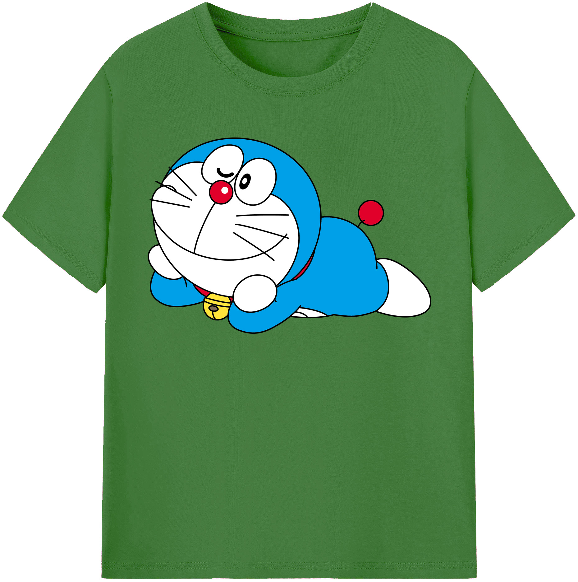 （画像用） ドラえもん Doraemon レディースカジュアルプリントTシャツ（綿100％）